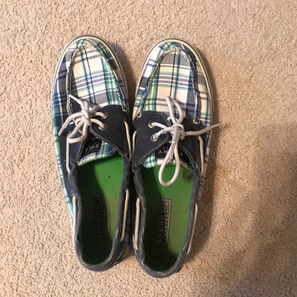 Plaid Sperrys - Picture 2 of 3
